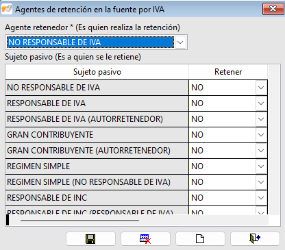 Agentes de retencion por iva