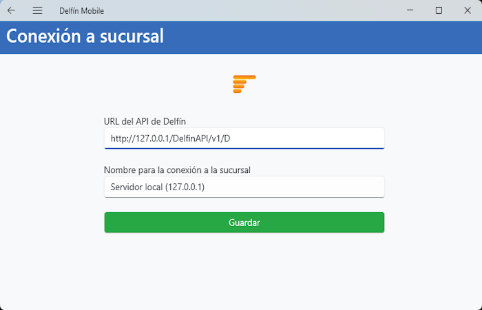 Configuración del API