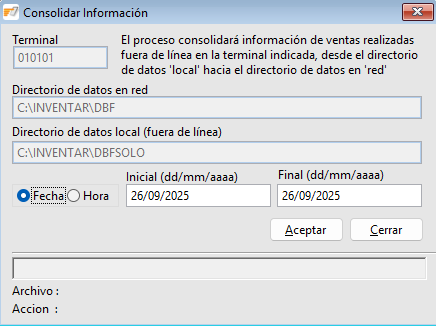 Consolidar información