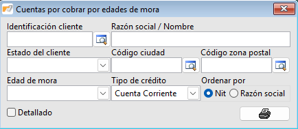 Créditos por edades