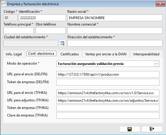 Configuración electrónica