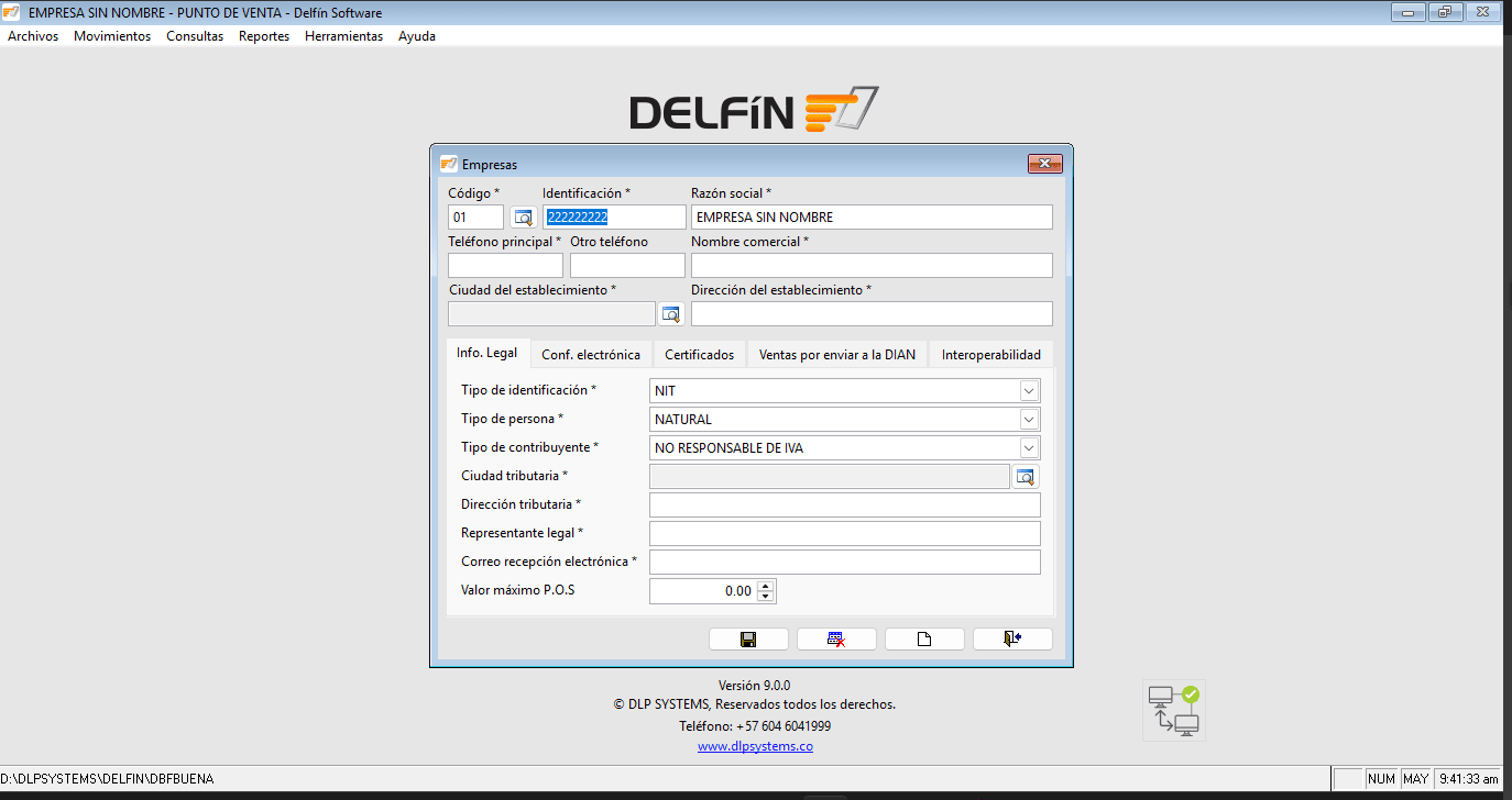 Configuración legal