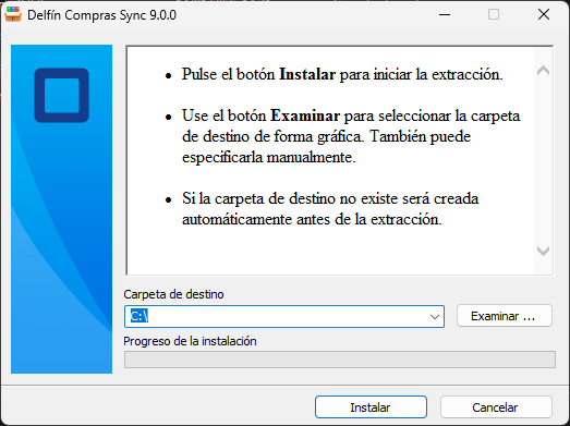 Instalar Delfín Sync