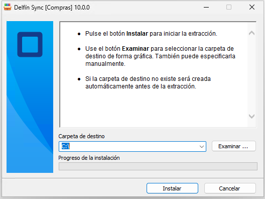 Instalar Delfín Sync