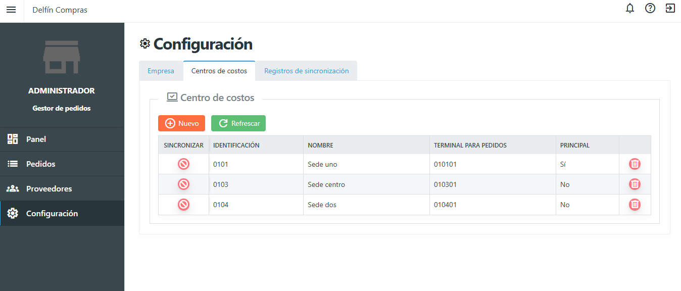 Sincronización manual