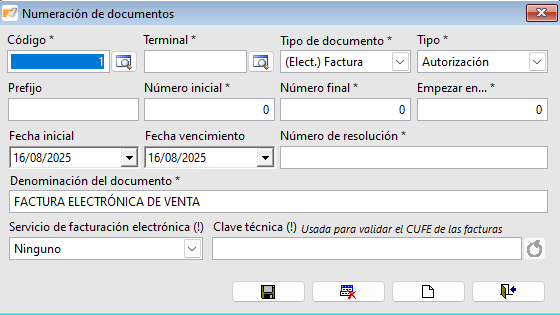 Numeración de documentos