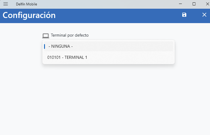 Terminal por defecto