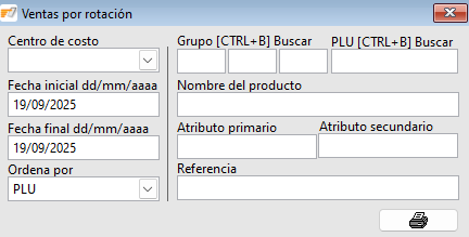 Ventas por rotación de inventarios